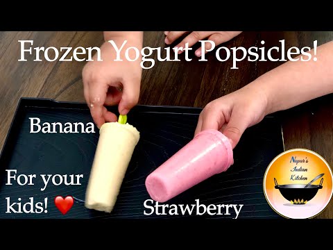 Frozen Yogurt Popsicles/How