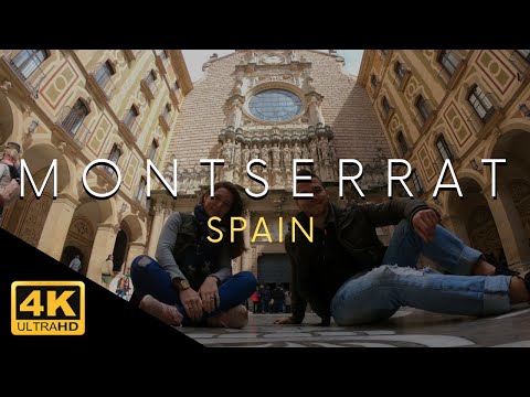 Monserrat Spain Monastery 4K