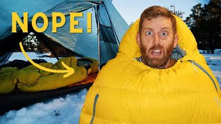 7 Mistakes Beginners Make Camping in Cold/Winter Weather