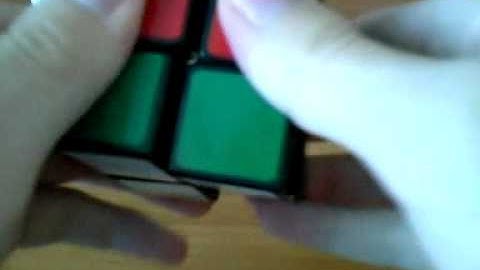 2x2 LL SpringScrew Magic Intelligence Test Cube Black