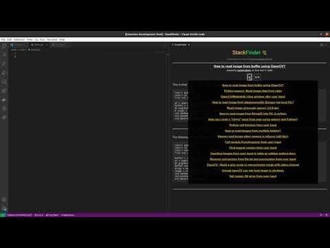 StackFinder StackOverflow Code Finder VSCode Extension