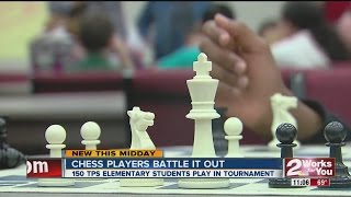 Chess players battle it out