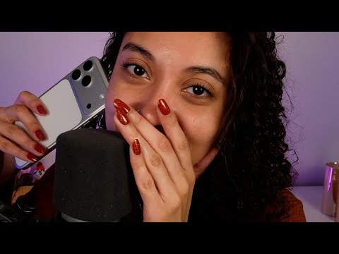 ASMR | *EAR TO EAR* Inside Your Ears ✨ Gentle Phone Screen Tapping + Mouth Sounds, Breathing & More