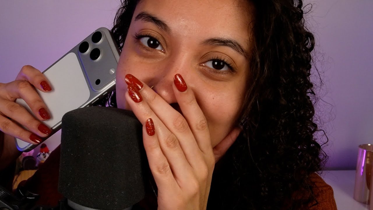 ASMR | *EAR TO EAR* Inside Your Ears ✨ Gentle Phone Screen Tapping + Mouth Sounds, Breathing & More