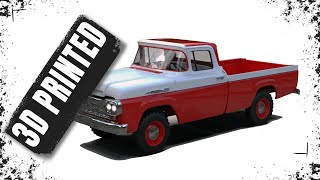 3d printable designs car Regular cab F Series old Pickup