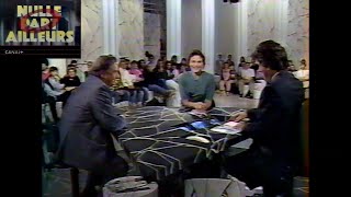 CANAL  Nulle Part Ailleurs du 20 juin 1990 avec Michel Galabru   début de 'Cinéma dans les Salles'