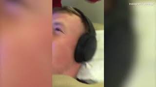 Raheem Sterling pranks his England team mates as they sleep screenshot 4