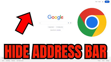 How To HIDE Address Bar In Google Chrome (QUICK & EASY)