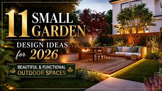 Information 11 Small Garden Design Ideas for 2026 | Beautiful & Functional Outdoor Spaces News