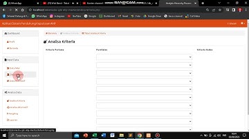 Aplikasi Sistem Pendukung Keputusan Metode AHP ( Analytical Hierarchy Process )