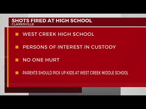Shots fired at West Creek High School during football game; no injuries reported