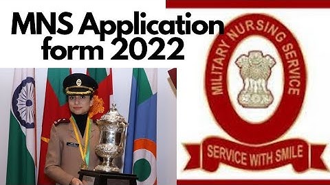 Application Form for MNS 2022 !! Military Nursing service admission #mns  #militarynursingservice