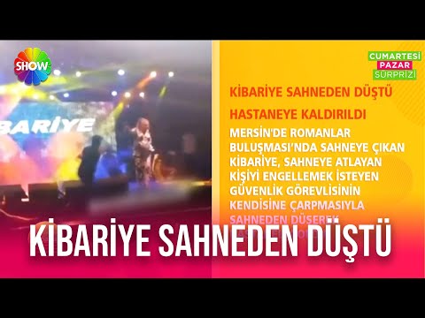 Sahneden düşen Kibariye