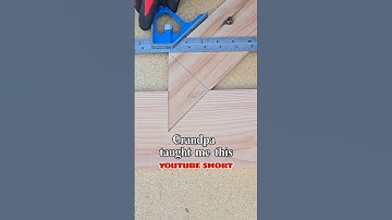 Genius Carpenter Easy Layout | woodworking ideas #diy #shorts #howto #ideas