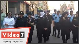 الشرطة النسائية تبدأ جولاتها بالكورنيش لمكافحة التحرش فى أول أيام العيد
