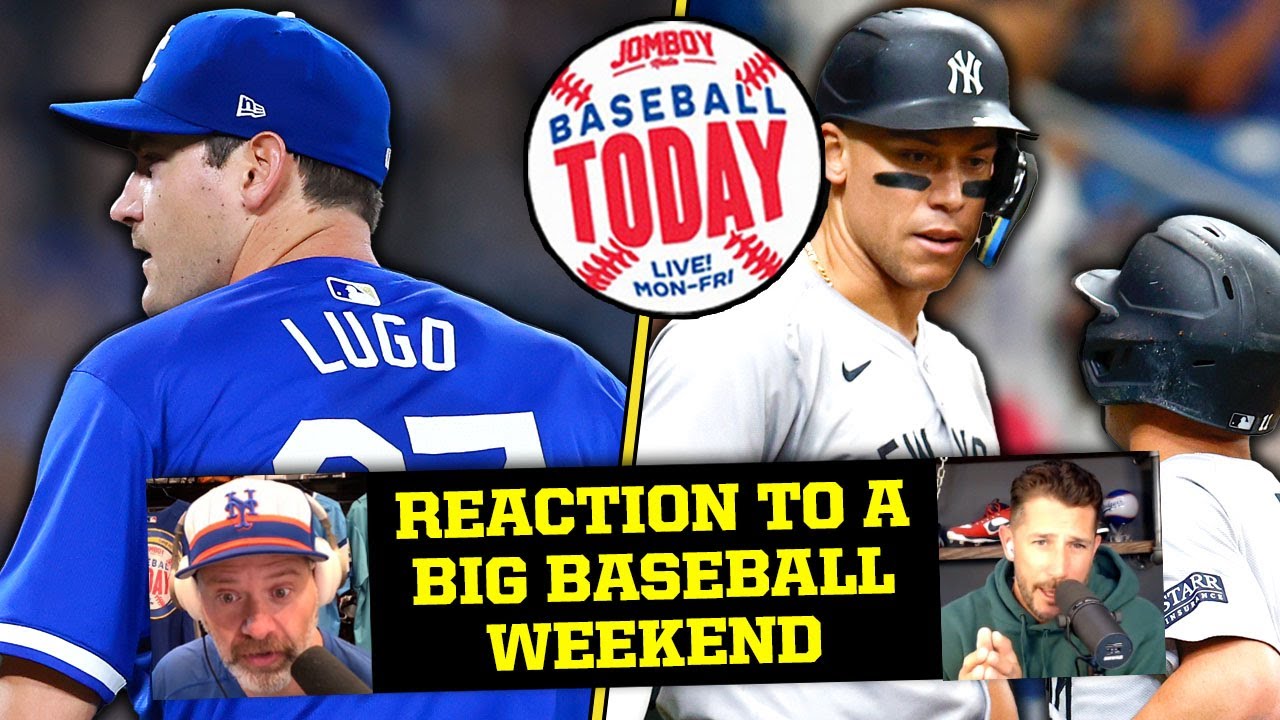 Reaction to a big MLB weekend! | Baseball Today - YouTube