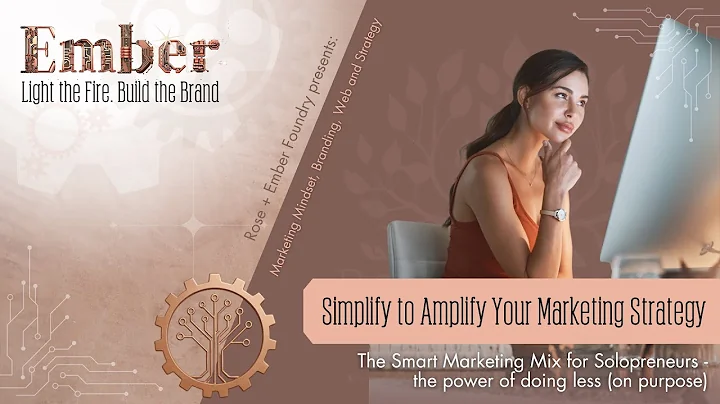 Simplify (to Amplify) Your Marketing Strategy | The Power of Doing Less, on Purpose.