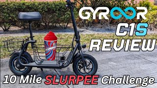 Gyroor C1S Budget E-scooter With A Seat: Better Than The Caroma Peak?