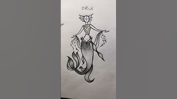 different mermaid draw tutorial...✨🧜🏻‍♂✨ #sketch #art #drawing #tutorial #shorts