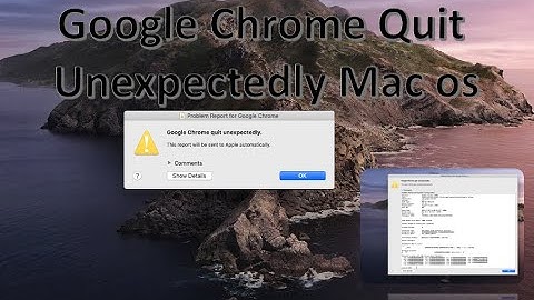 Google Chrome Quit Unexpectedly Error Mac Os 2022