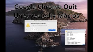 google chrome quit unexpectedly error mac os 2022