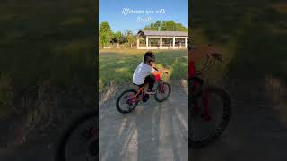 Biking at the Oval