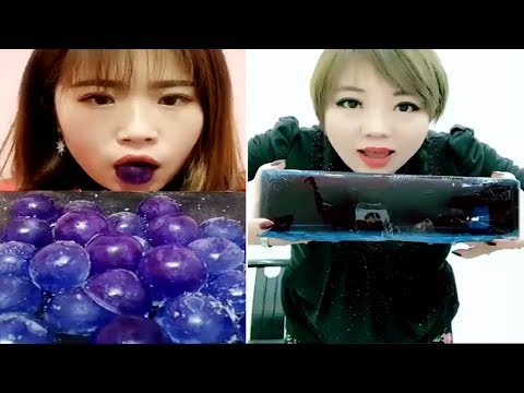 中国で流行しているさまざまな氷の咀嚼音2018 【ASMR】