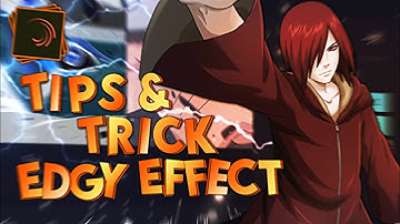 NOOO TUTORIAL EDGY EFFECT - ALIGHT MOTION