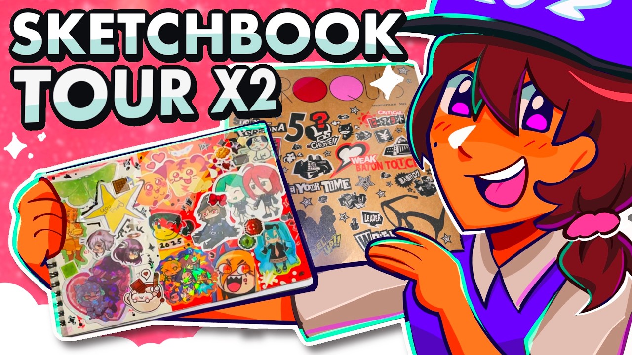 SHOWING OFF MY BEST SKETCHBOOKS!!