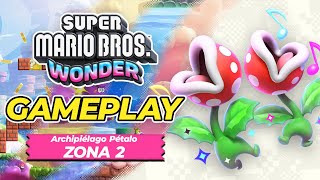 GAMEPLAY Super Mario Bros. Wonder #4 - Archipiélago Pétalo (ZONA 2)