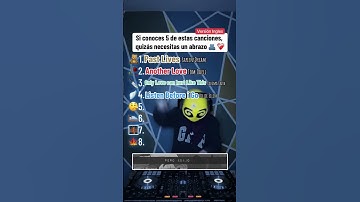 Thumbnail of Si conoces 5 de estas canciones quizás necesitas un abrazo🫂❤️‍🩹#shorts