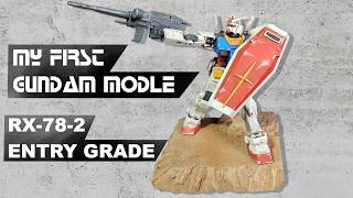 I Put Together My First Gundam Model
