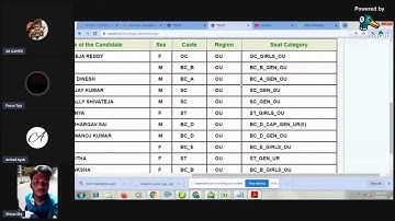 Jaipal lande Live regarding ts ecet 2021 seat allotment