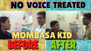 SLP Sanjay Kumar: Pre-Post Functional Aphonia | Voice Therapy | Best Voice Doctor | Mombasa Guy