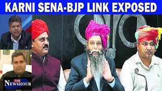 Padmaavat Row: Karni Sena-BJP Link Exposed I the Newshour Debate (25th January)