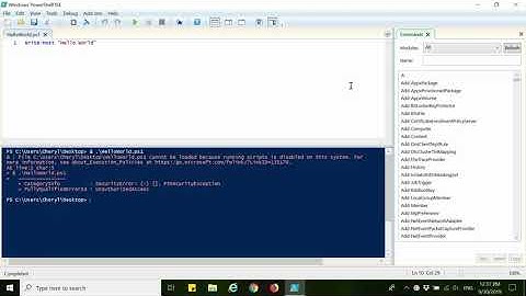 [Powershell] Create Powershell First Hello World Program (2 Mins Guidelines) [Tutorial 1]