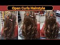 Tricky twist roll hairstyle  easy hairstyles with back open curls