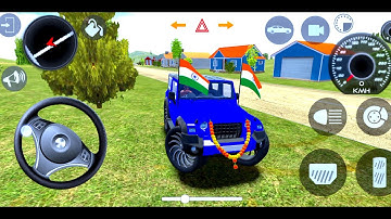Dollar (Song) Modified Mahindra Blue Thar👿 || Indian Cars Simulator 3D || Android Gameplay Part 1
