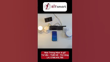 Demo Công tắc thông minh EITsmart #nhathongminh #smartlife #smarthome #congtacthongminh
