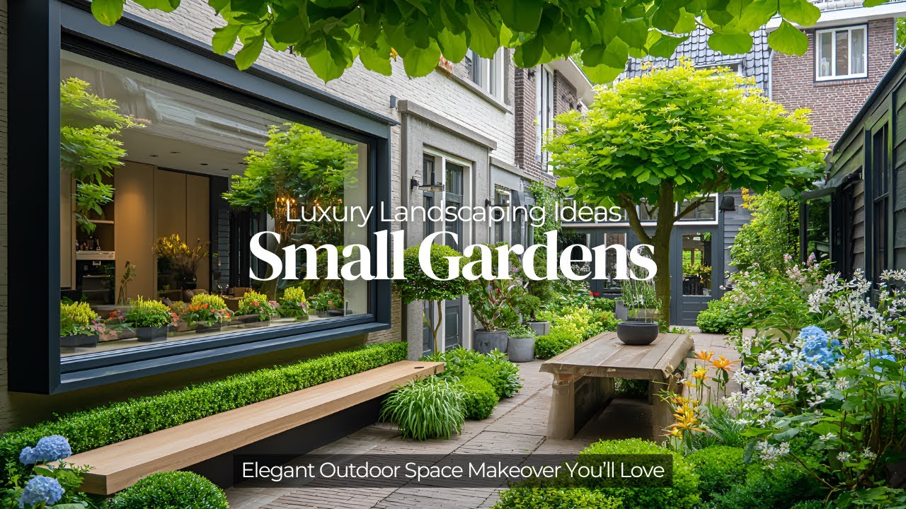 Luxury Landscaping Ideas for Small Gardens | Elegant Outdoor Space Makeover