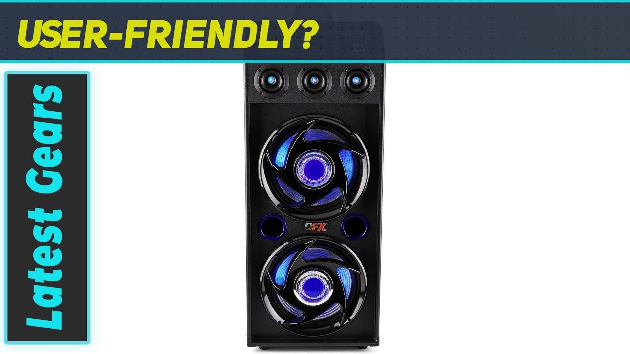 QFX SBX-412207BT TWS Bluetooth Speaker: Ultimate Party Sound Experience