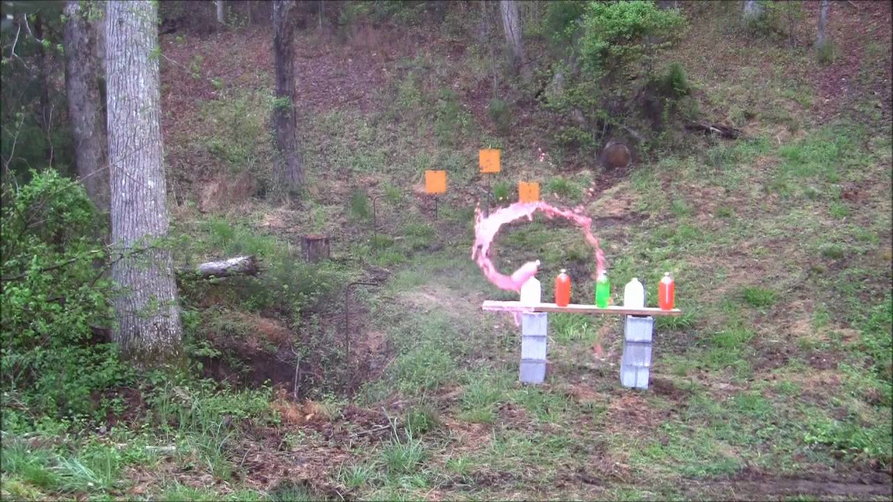 Some Slow Motion Action, 44 MAG 1911 10 Gauge double barrel