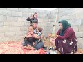 The nomadic life of a young couple in the heart of the zagros mountains of iran