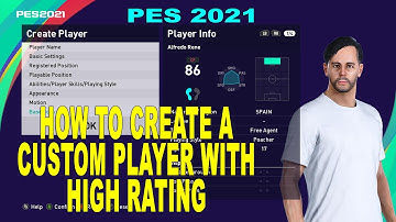 PES 2021 How to Create a Custom Player with High Rating (PLEASE READ UPDATE IN DESCRIPTION!!!)