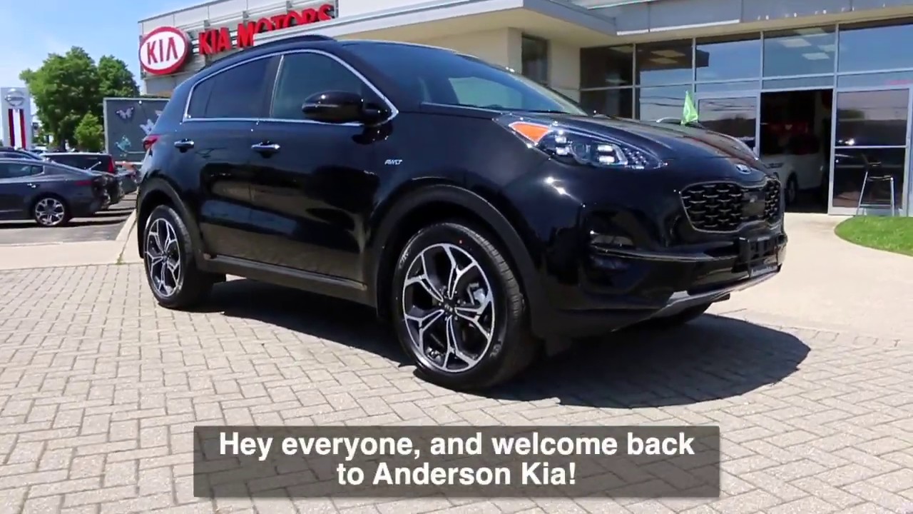 2020 Kia Sportage SX Black Cherry Walkaround YouTube