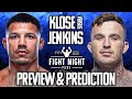UFC Fight Night: Drakkar Klose vs. Brandon Jenkins Preview &amp; Prediction