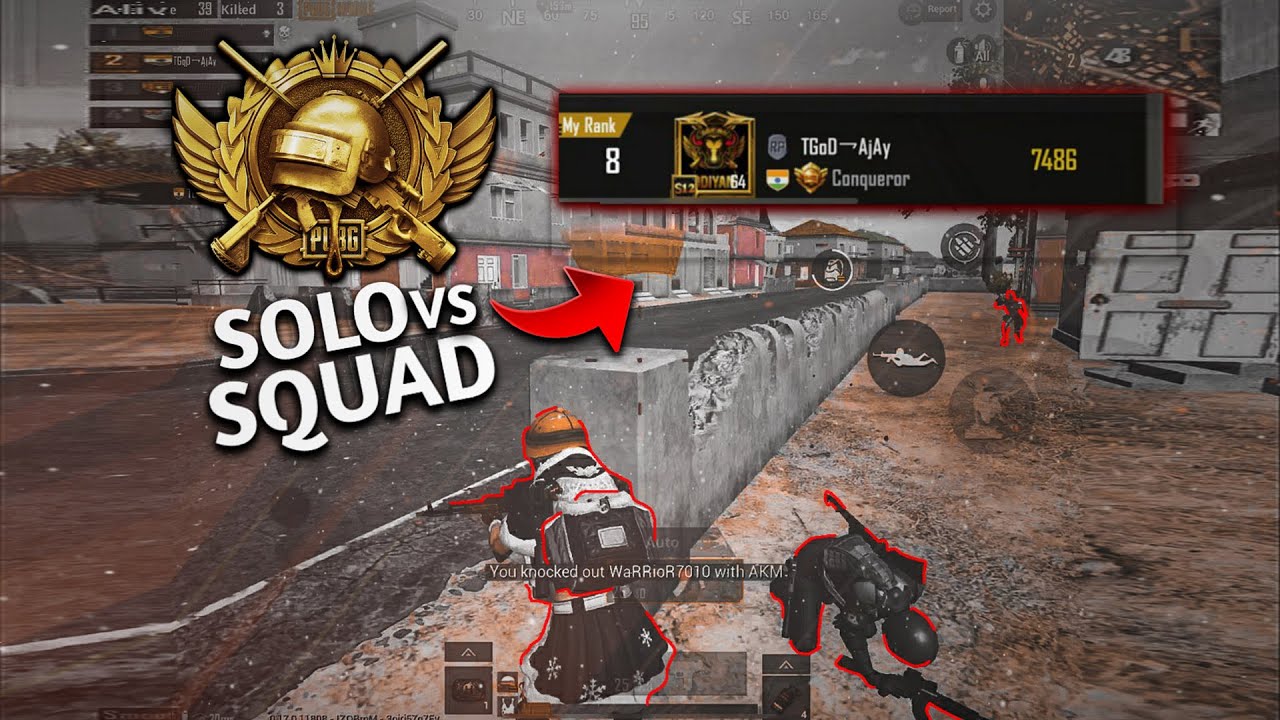 Solo squads.Exe | Odiyan Gaming | Conqueror Tier