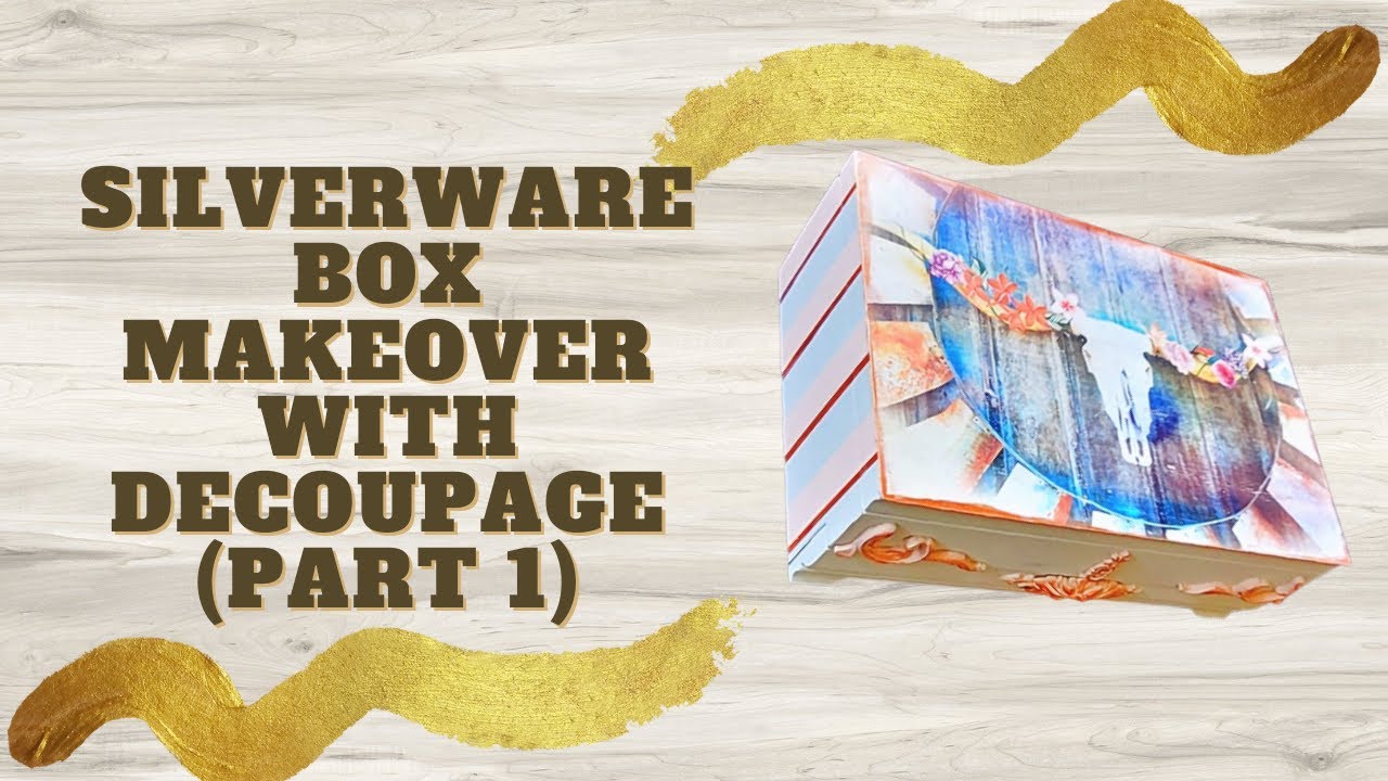 How to Paint a Silverware Box Repurposed DIY