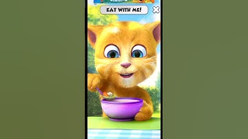 Talking Ginger eating food😋 🍦🧁🍰🥝🍄🥦🧊🍧🍨