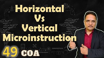 Horizontal Microinstruction vs Vertical Microinstruction: Key Differences Explained | COA